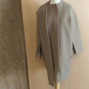 OAK + FORT Wool Blend Cocoon  Coat